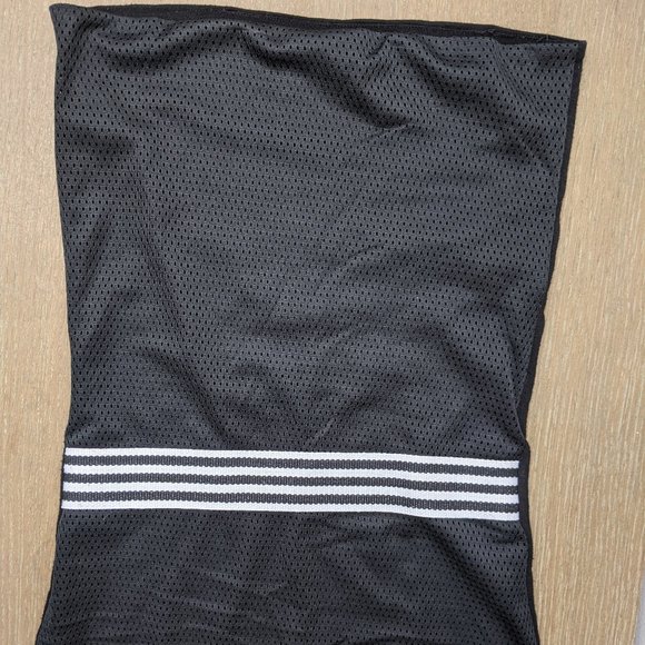 Early 2000s Fidel Athletic Mesh Strapless Dress - Picture 3 of 6